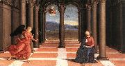 RAFFAELLO Sanzio The Annunciation (Oddi altar, predella) t oil painting